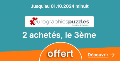 Puzzles Eurographics : 2 achetés, le 3ème offert